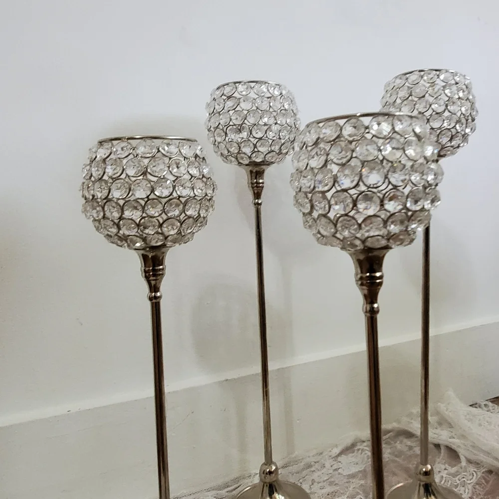 Z Gallerie Tealight Lamps Two 20-inch & Two 17-inch [All Four]